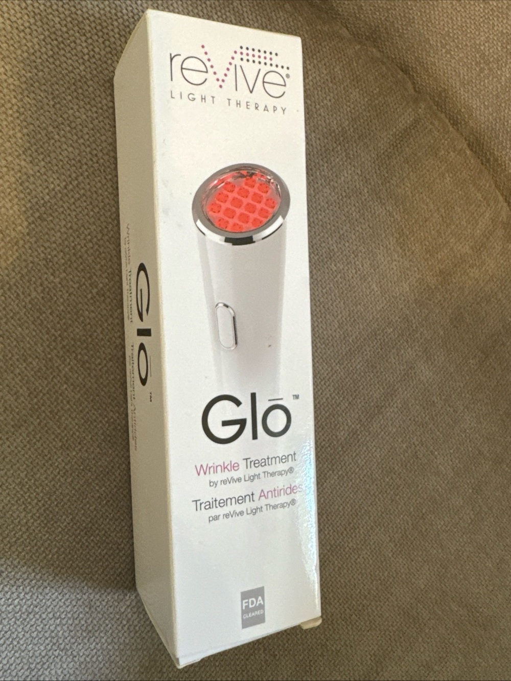 Brand new in box Glo wrinkle treatment light therapy device